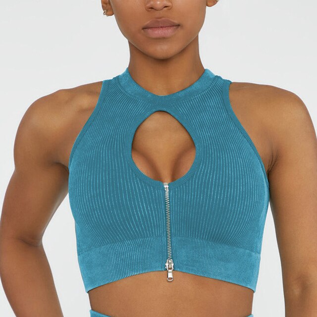 Ribbed Cojé Sets Summer '22 0 Cojé Fit Green Bra S