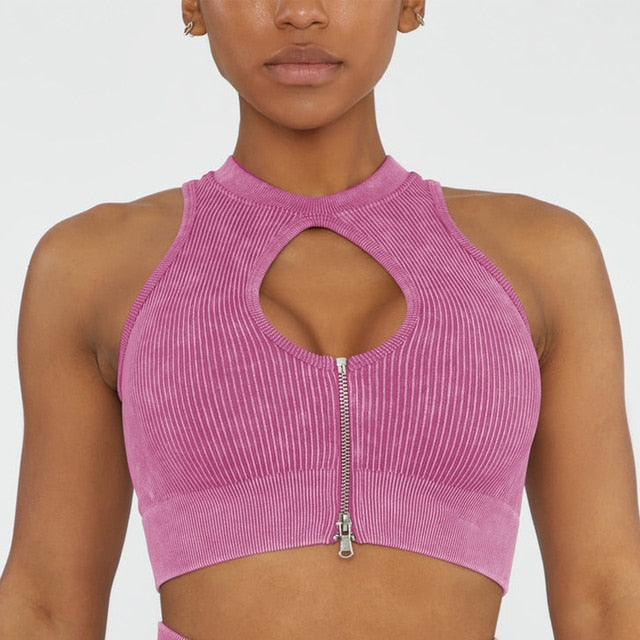 Ribbed Cojé Sets Summer '22 0 Cojé Fit Rose red Bra S
