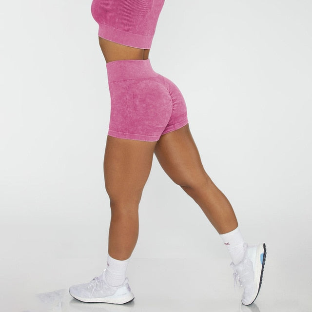 Ribbed Cojé Sets Summer '22 0 Cojé Fit Rose red Shorts S