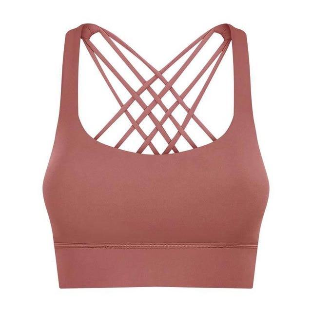 Cross Straps Running/Gym Top Catalyst Fitness Supplies Wood Brown 6-S
