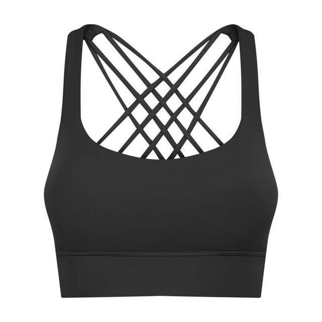 Cross Straps Running/Gym Top Catalyst Fitness Supplies Black 12-XL