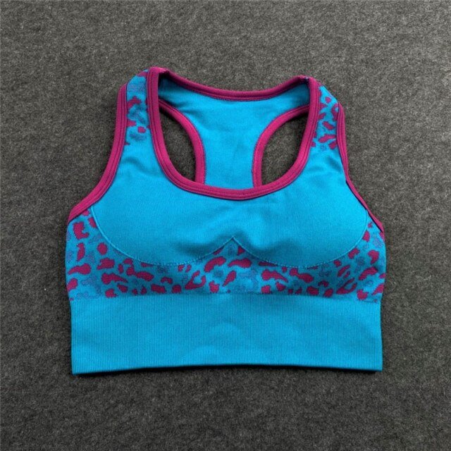 Racer Back Sports Support Bra Catalyst Fitness Supplies dark blue S
