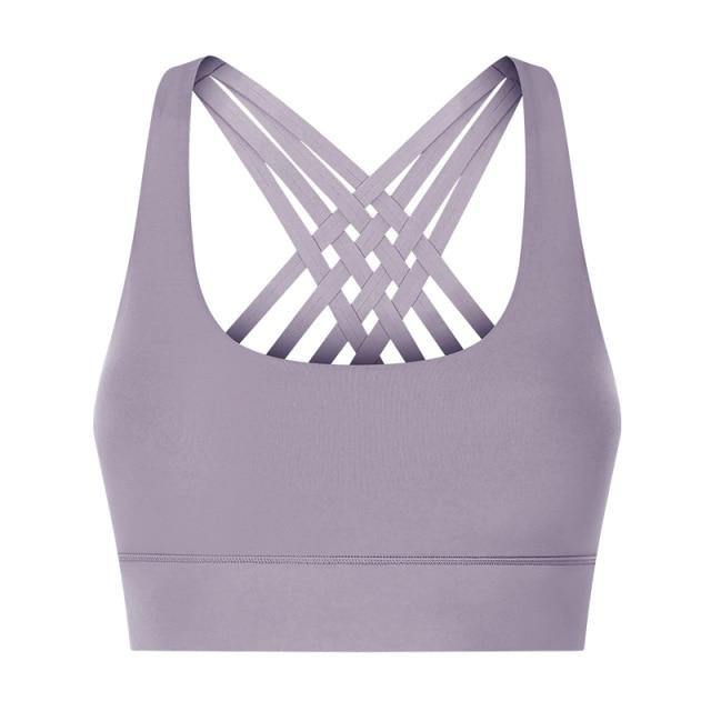 Premium Quality Sports Bra Catalyst Fitness Supplies Lead Pink 10-L