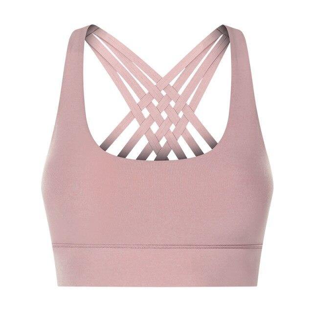 Premium Quality Sports Bra Catalyst Fitness Supplies Pomelo Honey 8-M