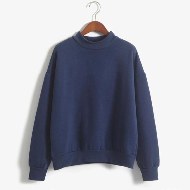 Casual Workout Sweater Catalyst Fitness Supplies Navy blue M