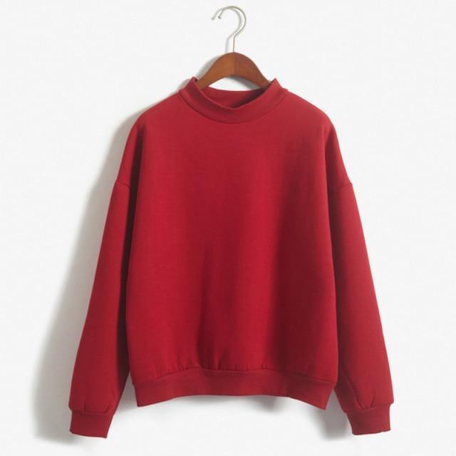 Casual Workout Sweater Catalyst Fitness Supplies Burgundy L