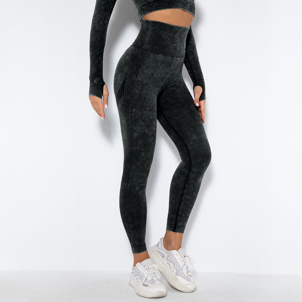 Cojé 'Acid Washed' High Waist Sculpting Leggings Cojé Fit