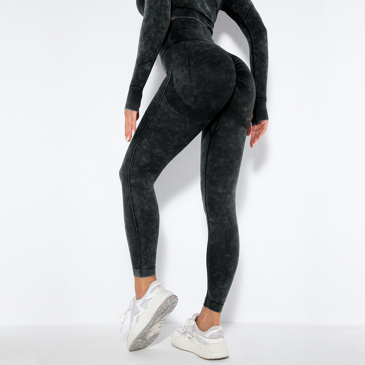 Cojé 'Acid Washed' High Waist Sculpting Leggings Cojé Fit