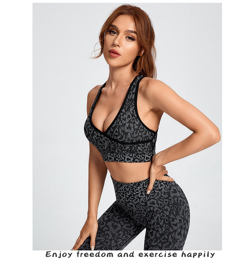 Cojé Leopard 2Pcs High Waist Set Cojé Fit