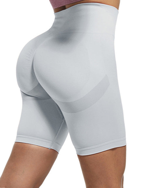 Cojé Slim Fit High Waist Workout Shorts Catalyst Fitness Supplies Light gray XL