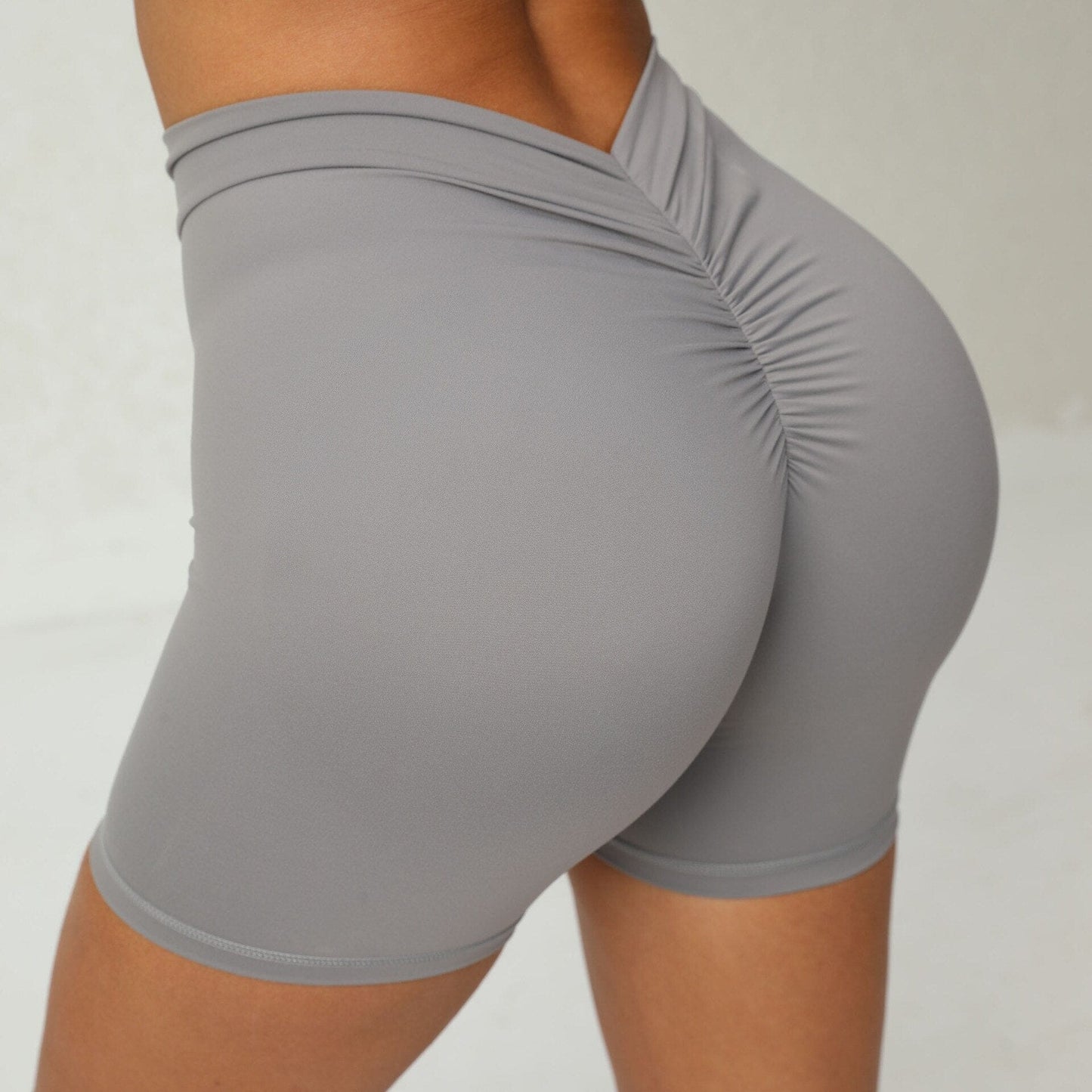Cojé 2023 Summer Must Have- The 'V' Booty Sculptor Cojé Fit Grey Shorts XS 