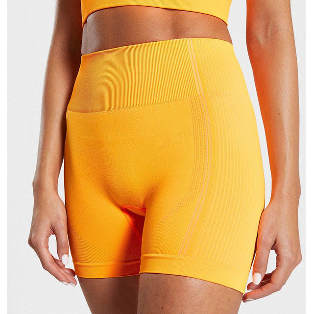 Coje 'Summer Sunset' Seamless 2 Pcs Set Cojé Fit Yoga Pants 1 M 