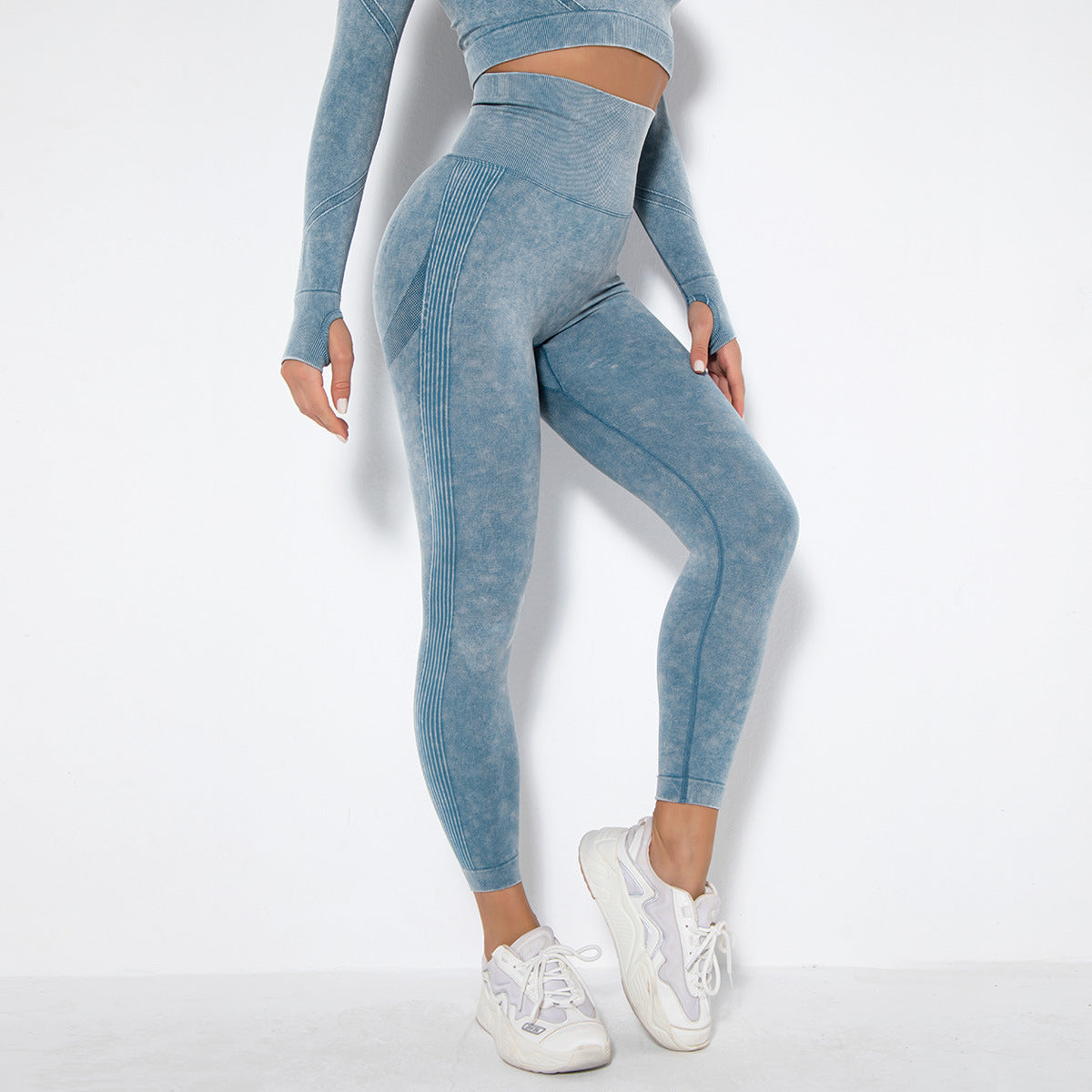 Cojé 'Acid Washed' High Waist Sculpting Leggings Cojé Fit 